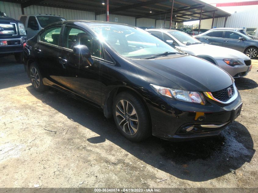 2013 HONDA CIVIC SDN EX-L - 19XFB2F91DE059531