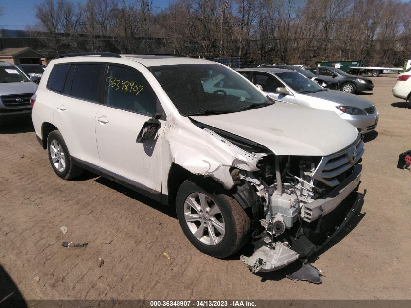 2013 TOYOTA HIGHLANDER - 5TDBK3EH3DS266747