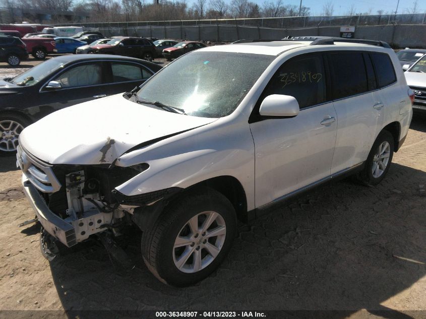 2013 TOYOTA HIGHLANDER - 5TDBK3EH3DS266747