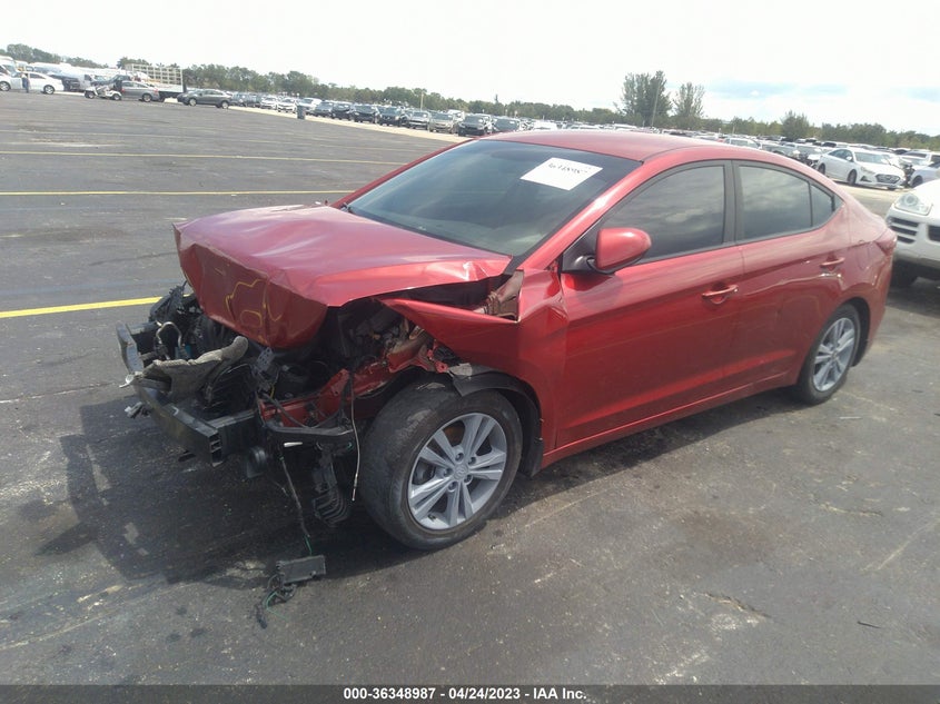 VIN 5NPD84LF9HH193894 2017 HYUNDAI ELANTRA SE