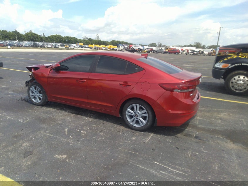 VIN 5NPD84LF9HH193894 2017 HYUNDAI ELANTRA SE