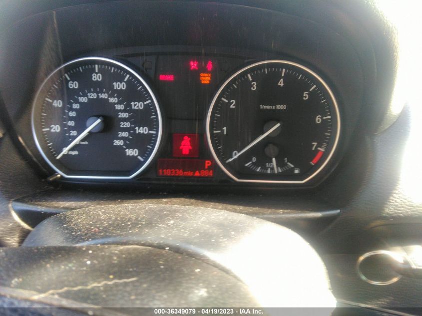 2013 BMW 1 SERIES 128I WBAUP9C58DVS95637