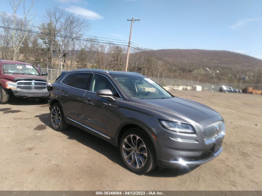 2021 LINCOLN NAUTILUS RESERVE - 2LMPJ8K98MBL14649