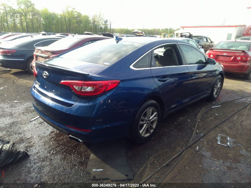 2016 HYUNDAI SONATA 2.4L SE - 5NPE24AF5GH264113