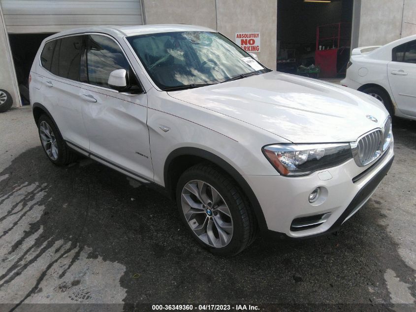 2017 BMW X3 XDRIVE28I - 5UXWX9C34H0T19508