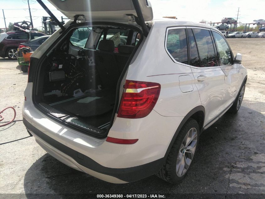 2017 BMW X3 XDRIVE28I - 5UXWX9C34H0T19508