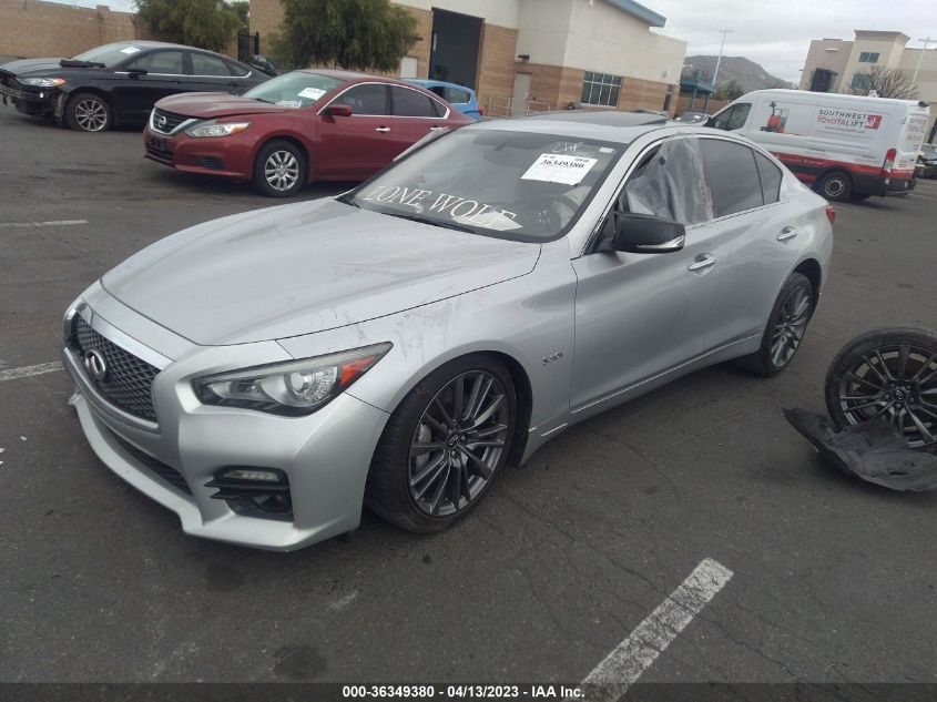 2016 INFINITI Q50 3.0T RED SPORT 400 - JN1FV7APXGM420919