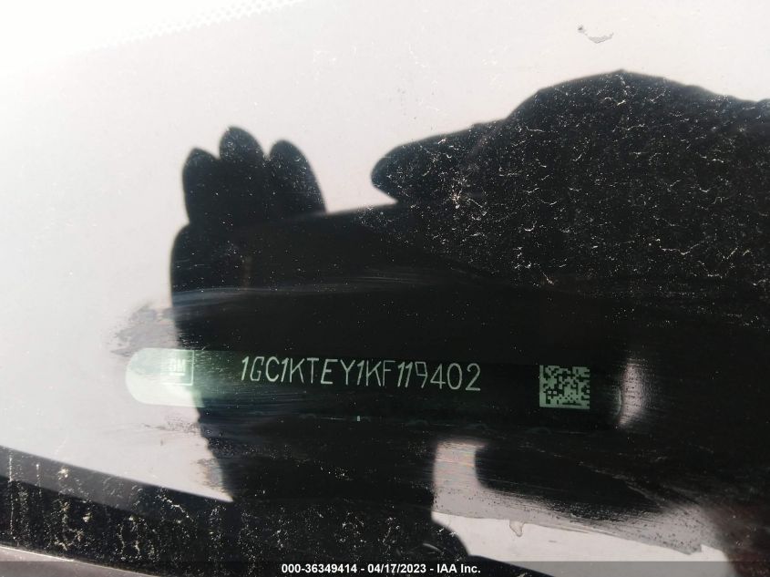 2019 CHEVROLET SILVERADO 2500HD LTZ - 1GC1KTEY1KF119402