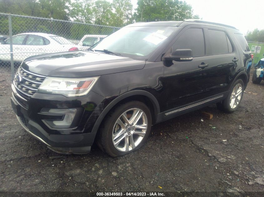 2016 FORD EXPLORER XLT - 1FM5K7D88GGD33987