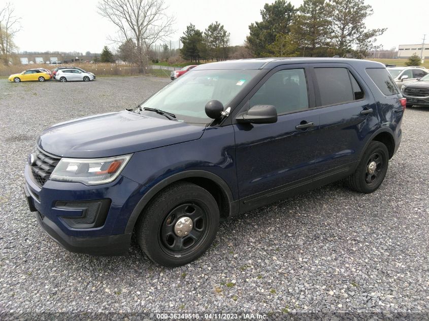 2016 FORD UTILITY POLICE 1FM5K8AR3GGC91697