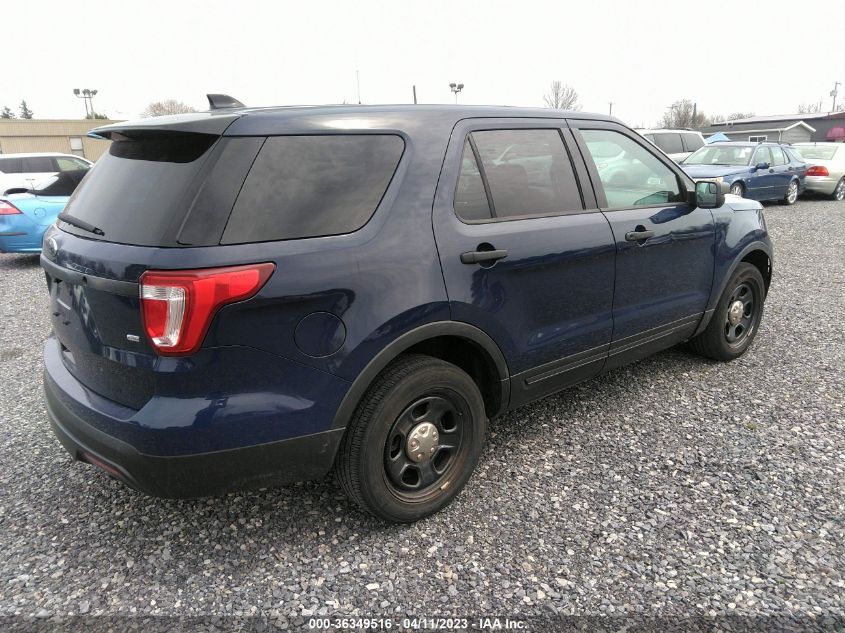 2016 FORD UTILITY POLICE 1FM5K8AR3GGC91697