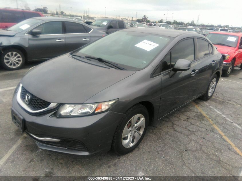 2013 HONDA CIVIC SDN LX - 19XFB2F52DE280908