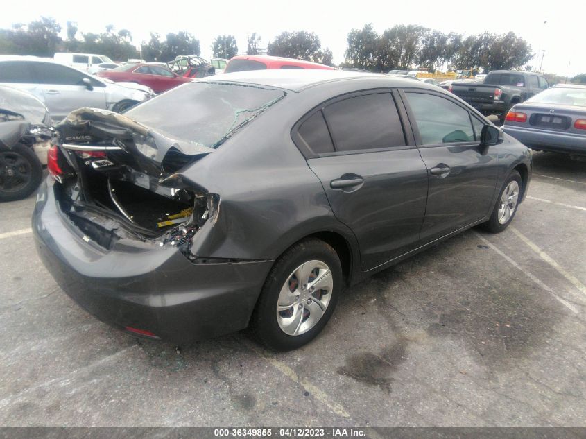 2013 HONDA CIVIC SDN LX - 19XFB2F52DE280908