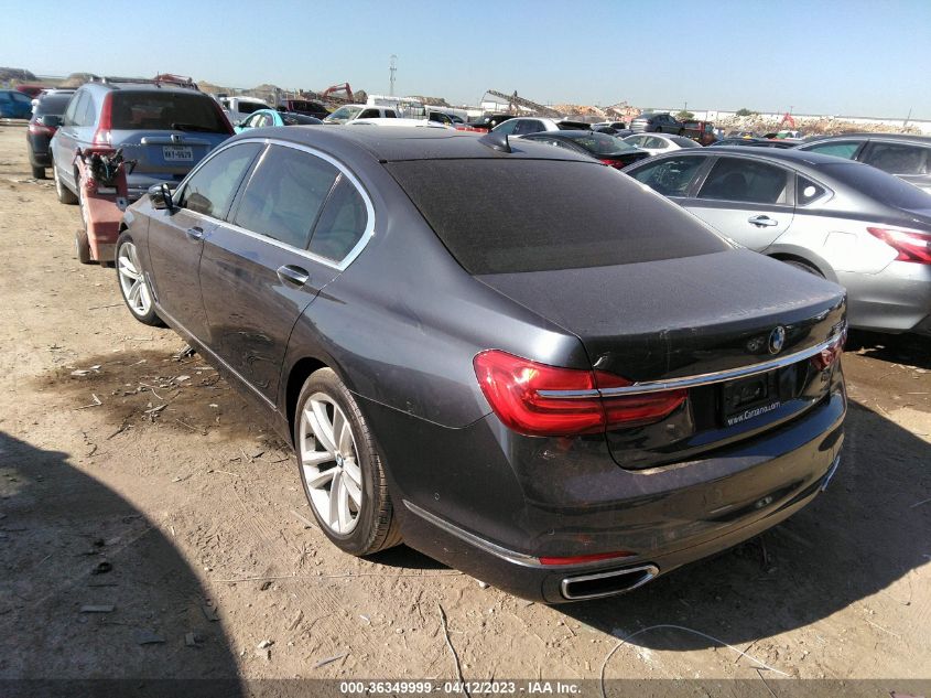 2016 BMW 7 SERIES 750I - WBA7F0C57GGL99055