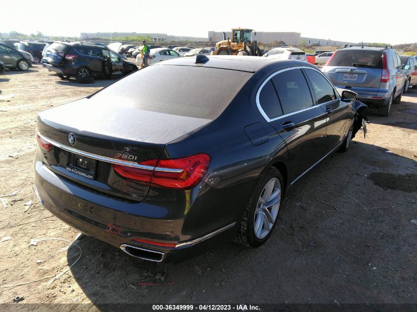 2016 BMW 7 SERIES 750I - WBA7F0C57GGL99055