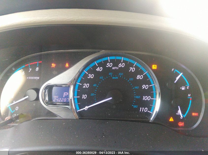 2013 TOYOTA SIENNA XLE AAS/XLE/LTD - 5TDYK3DC8DS359991