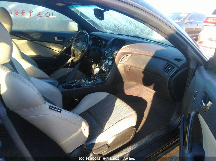 2013 HYUNDAI GENESIS COUPE 2.0T PREMIUM KMHHT6KD9DU099537