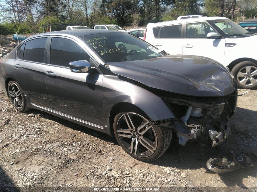 2017 HONDA ACCORD SEDAN SPORT SE - 1HGCR2F16HA203948
