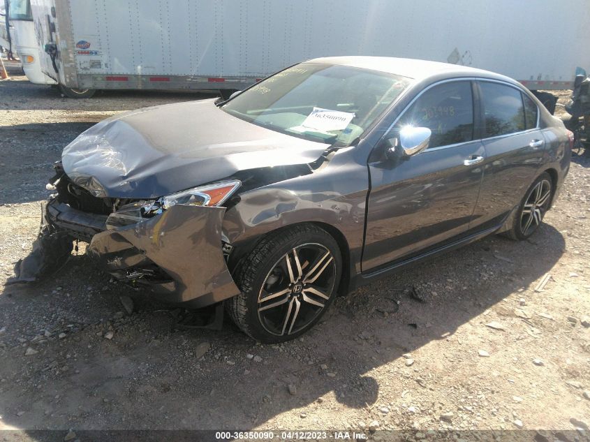 2017 HONDA ACCORD SEDAN SPORT SE - 1HGCR2F16HA203948