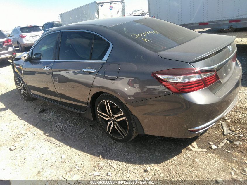 2017 HONDA ACCORD SEDAN SPORT SE - 1HGCR2F16HA203948