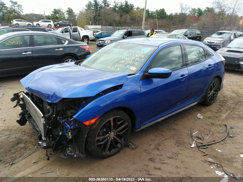 2020 HONDA CIVIC HATCHBACK SPORT - SHHFK7H47LU417365