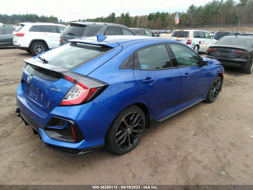 2020 HONDA CIVIC HATCHBACK SPORT - SHHFK7H47LU417365