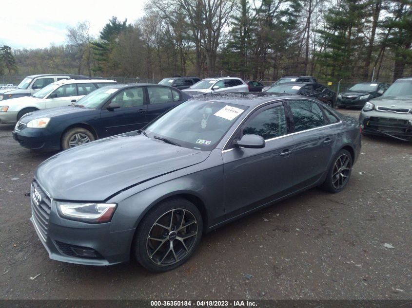 2013 AUDI A4 PREMIUM PLUS - WAUFFAFL9DA184478