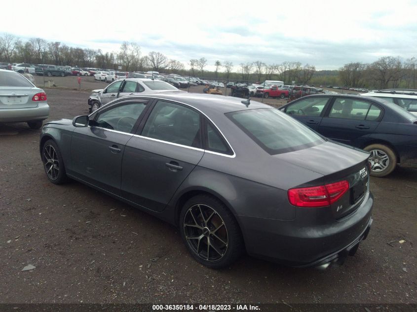 2013 AUDI A4 PREMIUM PLUS - WAUFFAFL9DA184478