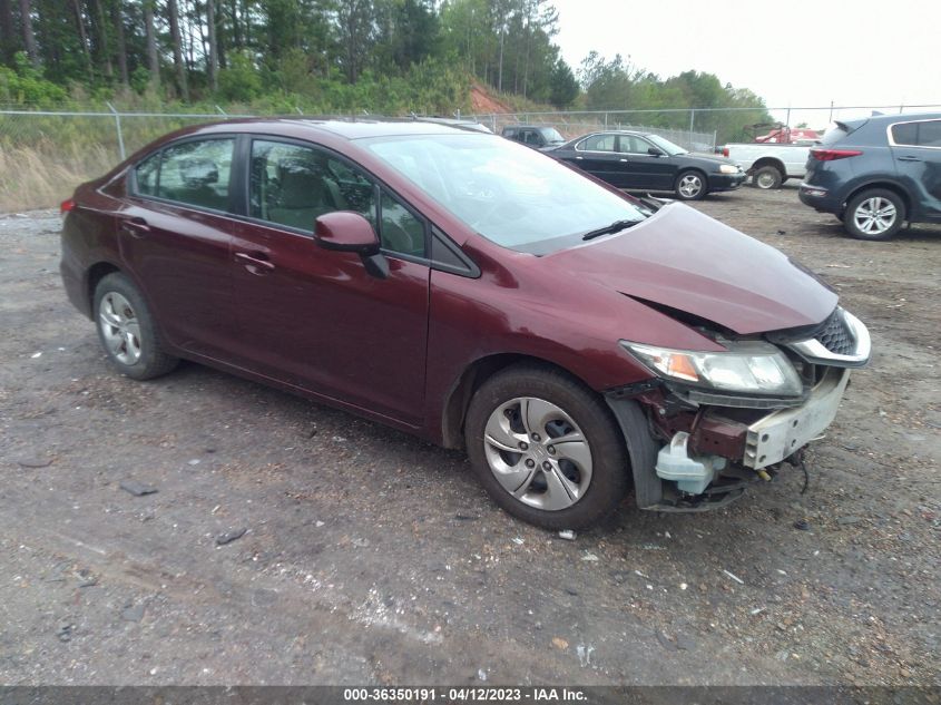 2013 HONDA CIVIC SDN LX - 19XFB2F54DE025807
