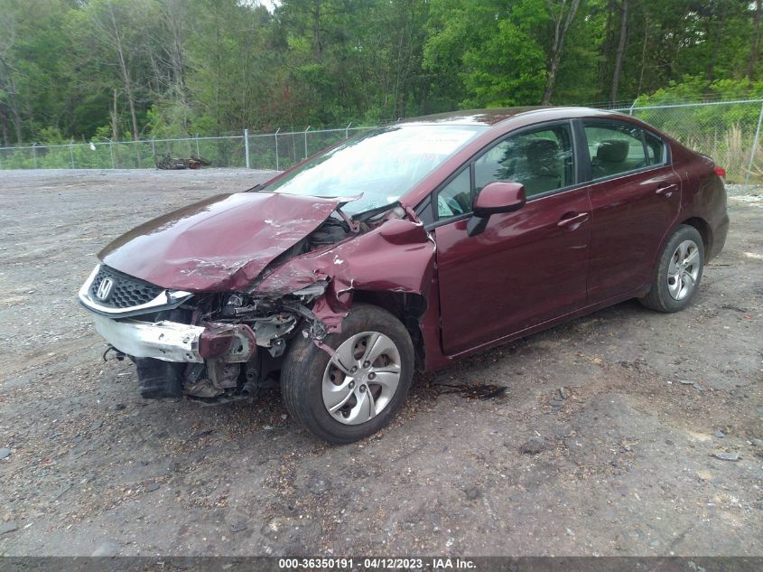 2013 HONDA CIVIC SDN LX - 19XFB2F54DE025807