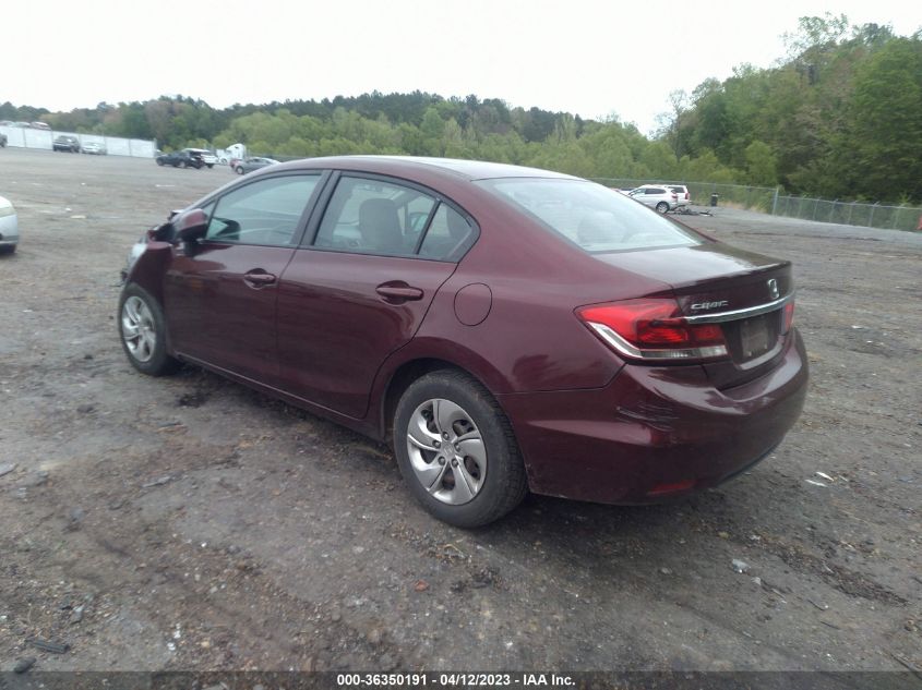 2013 HONDA CIVIC SDN LX - 19XFB2F54DE025807