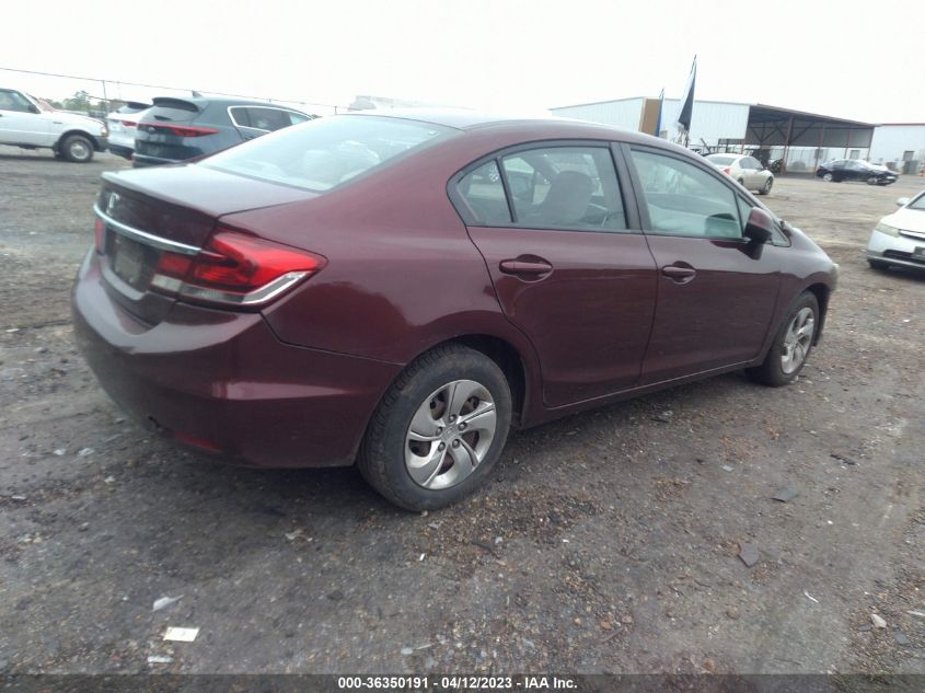 2013 HONDA CIVIC SDN LX - 19XFB2F54DE025807