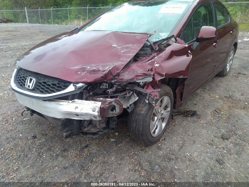 2013 HONDA CIVIC SDN LX - 19XFB2F54DE025807