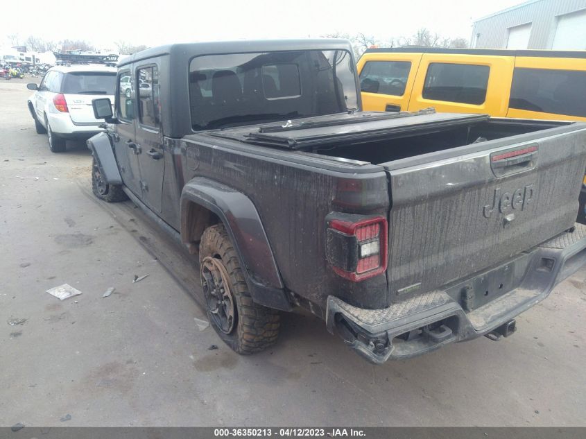 2021 JEEP GLADIATOR WILLYS - 1C6JJTAM9ML613072
