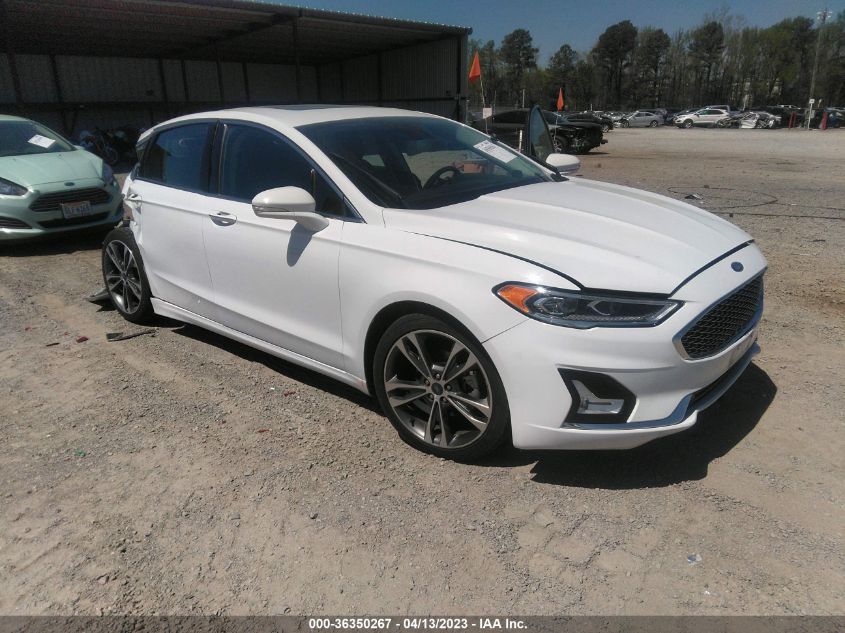 2019 FORD FUSION TITANIUM - 3FA6P0D94KR110282