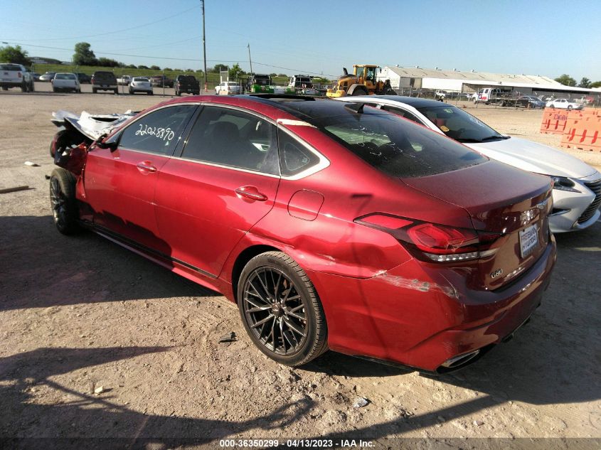 2019 GENESIS G80 3.8L KMTFN4JE1KU328179