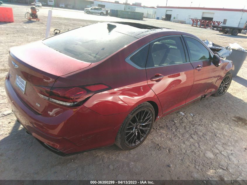 2019 GENESIS G80 3.8L KMTFN4JE1KU328179