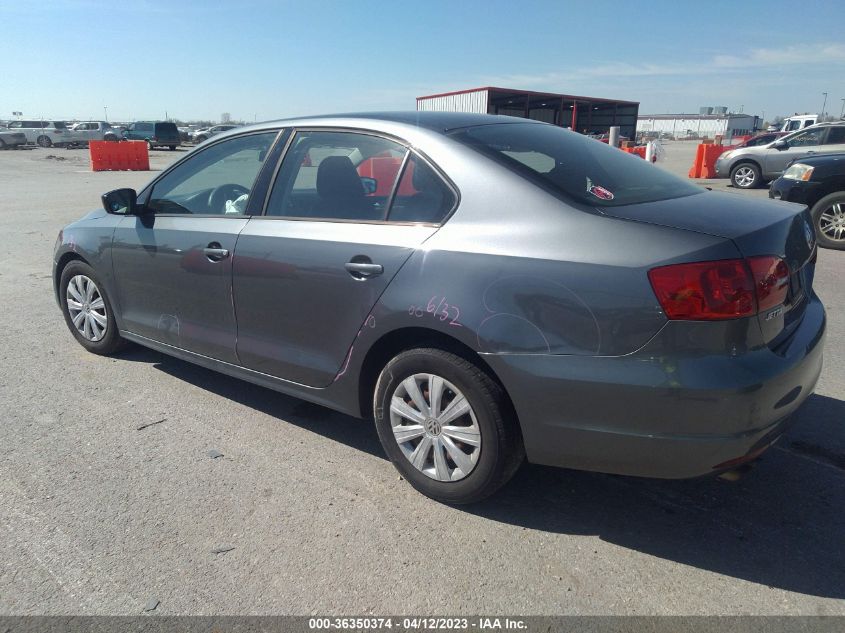 2013 VOLKSWAGEN JETTA SEDAN S - 3VW2K7AJ6DM402169