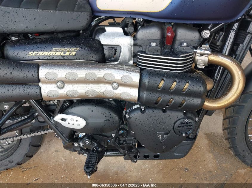 2022 TRIUMPH MOTORCYCLE STREET SCRAMBLER SMTD44G77NTBC6703