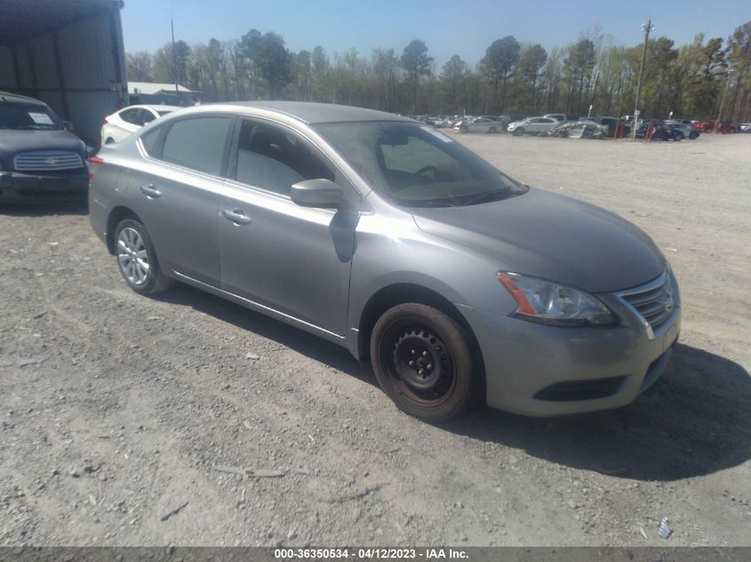 2014 NISSAN SENTRA S - 3N1AB7APXEY283493