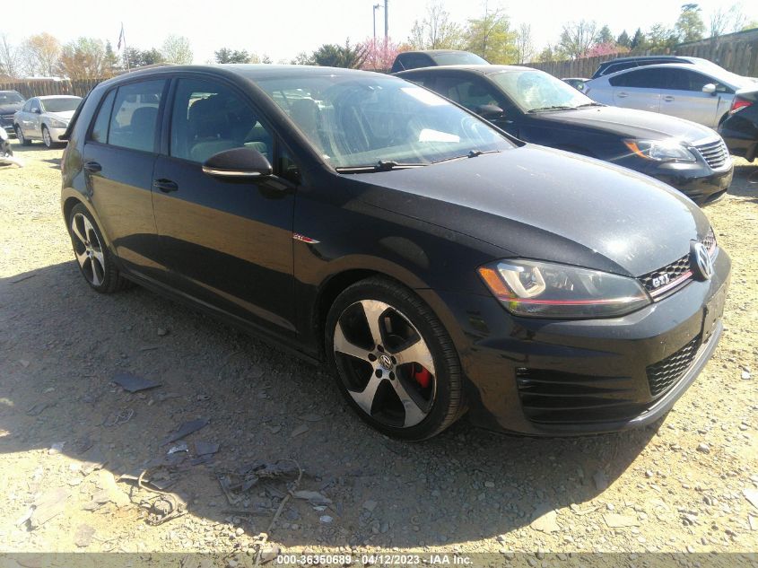 2015 VOLKSWAGEN GOLF GTI AUTOBAHN - 3VW5T7AU1FM068396