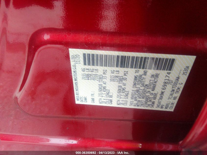2021 NISSAN ROGUE SV - 5N1AT3BA9MC698174