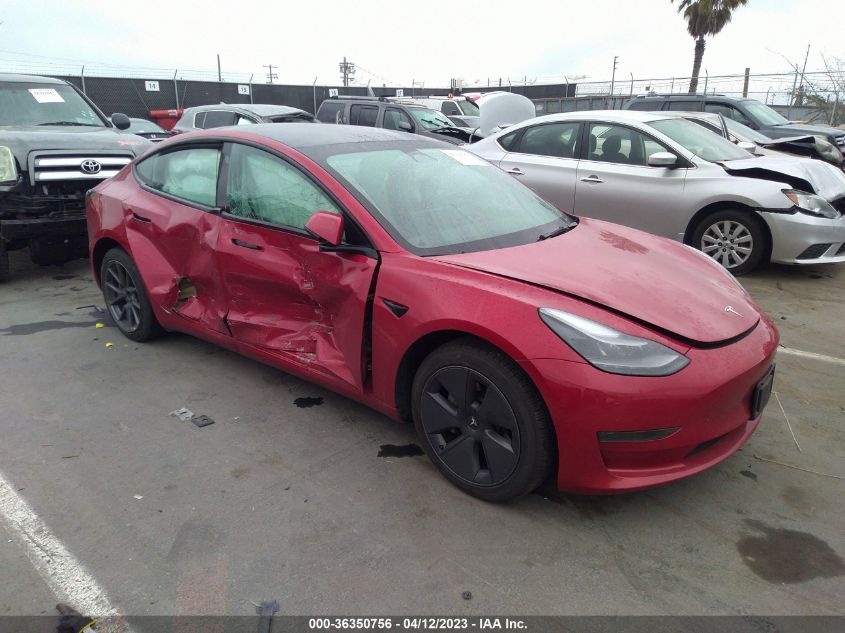 2022 TESLA MODEL 3 - 5YJ3E1EA1NF314531