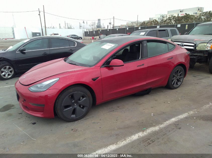 2022 TESLA MODEL 3 - 5YJ3E1EA1NF314531