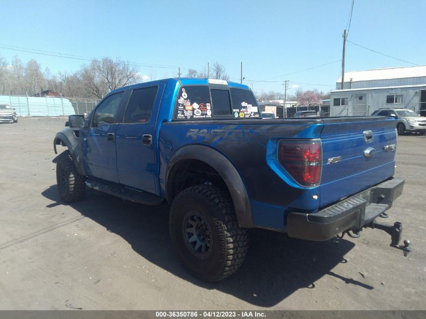 2013 FORD F-150 SVT RAPTOR - 1FTFW1R60DFB17747