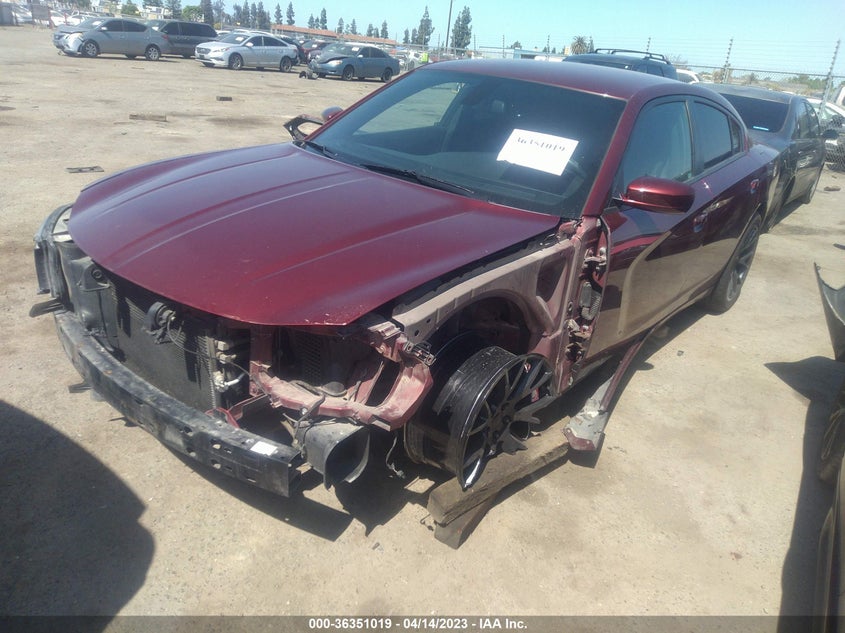 VIN 2C3CDXBG8KH644322 2019 DODGE CHARGER SXT