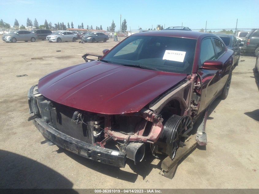 VIN 2C3CDXBG8KH644322 2019 DODGE CHARGER SXT