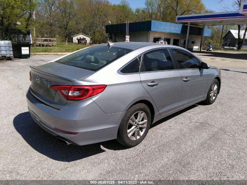 2017 HYUNDAI SONATA 2.4L - 5NPE24AF0HH521809