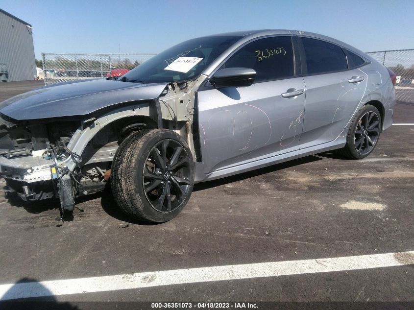 2019 HONDA CIVIC SEDAN SPORT - 2HGFC2F80KH552401