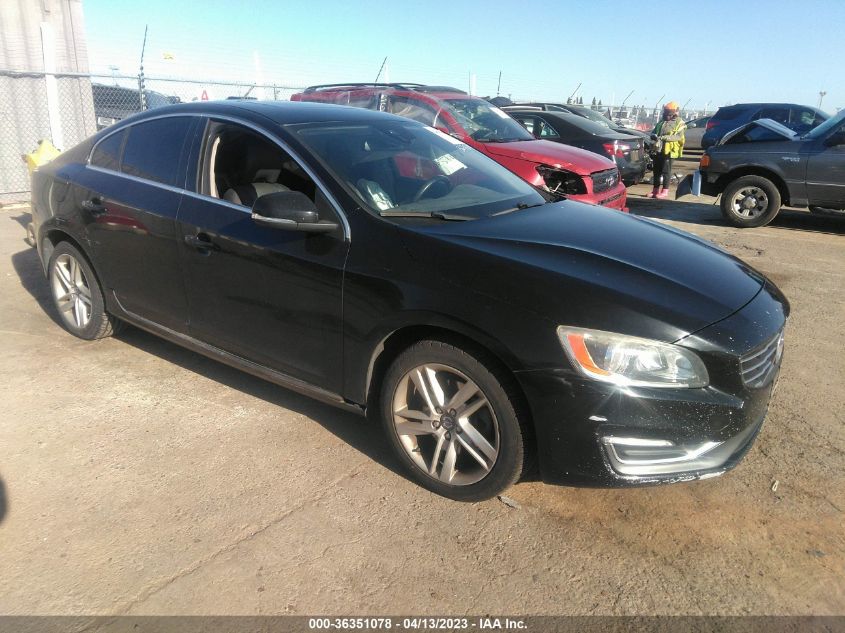 2015 VOLVO S60 T5 DRIVE-E PREMIER - YV126MFB1F1315474